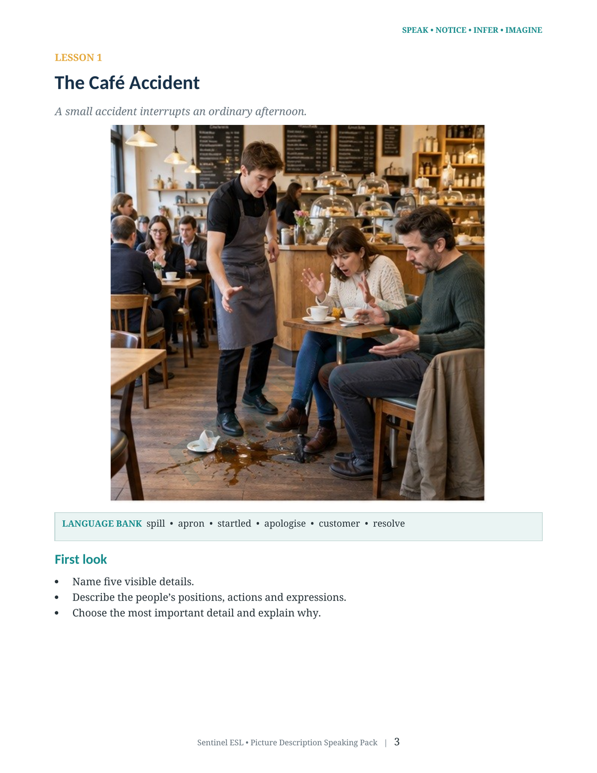 50 Picture-Description Speaking Lessons for ESL Tutors – B1–B2
