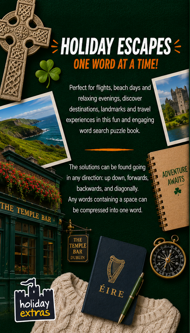 Holiday Extras WordSearch - Ireland