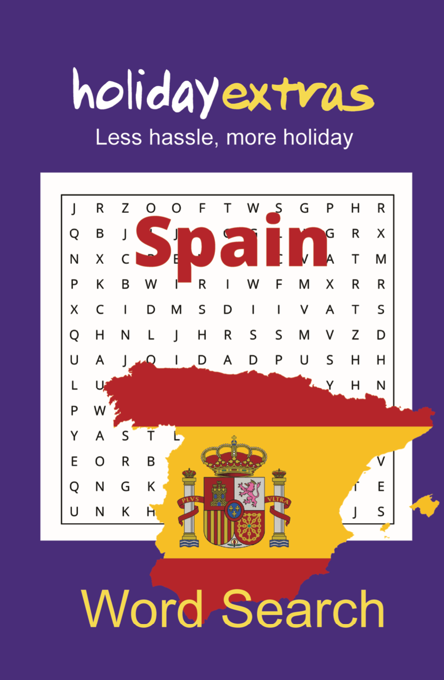 Holiday Extras' WordSearch book - SPAIN - with competition
