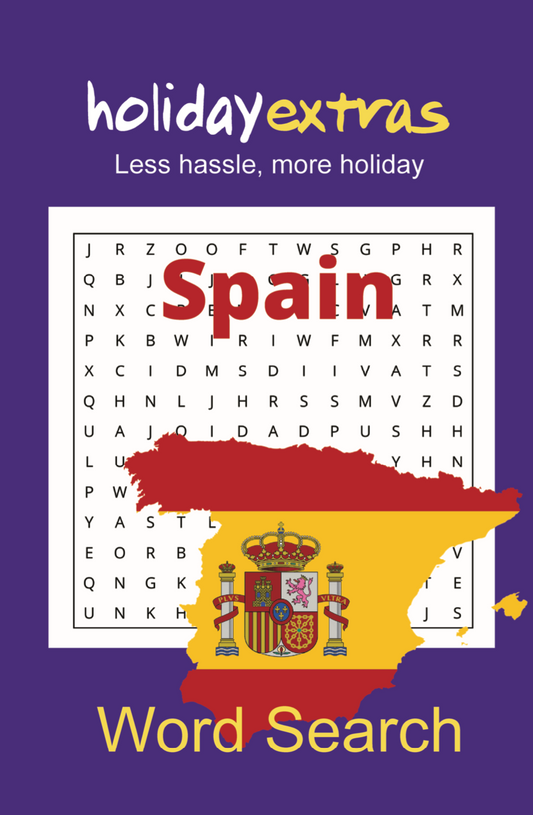 Holiday Extras' WordSearch book - SPAIN - with competition