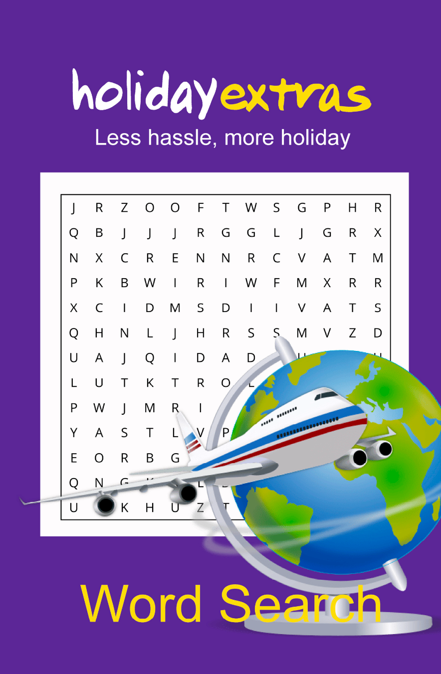 Holiday Extras' WordSearch book - with competition