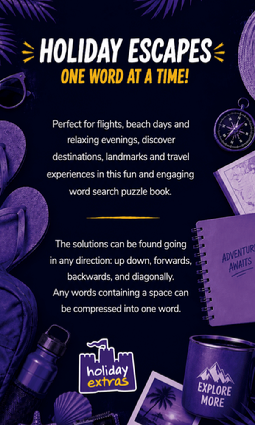 Holiday Extras' WordSearch book - SPAIN - with competition