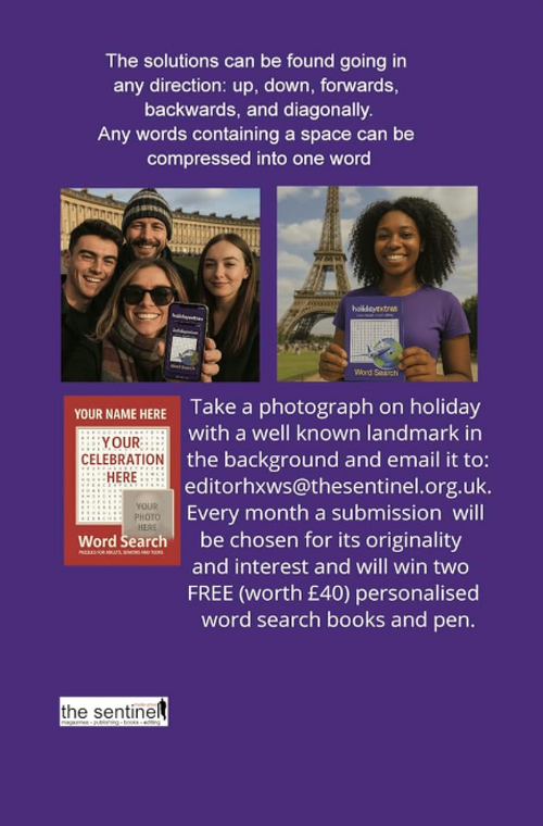 Holiday Extras' WordSearch book - MALAGA, SPAIN - with competition