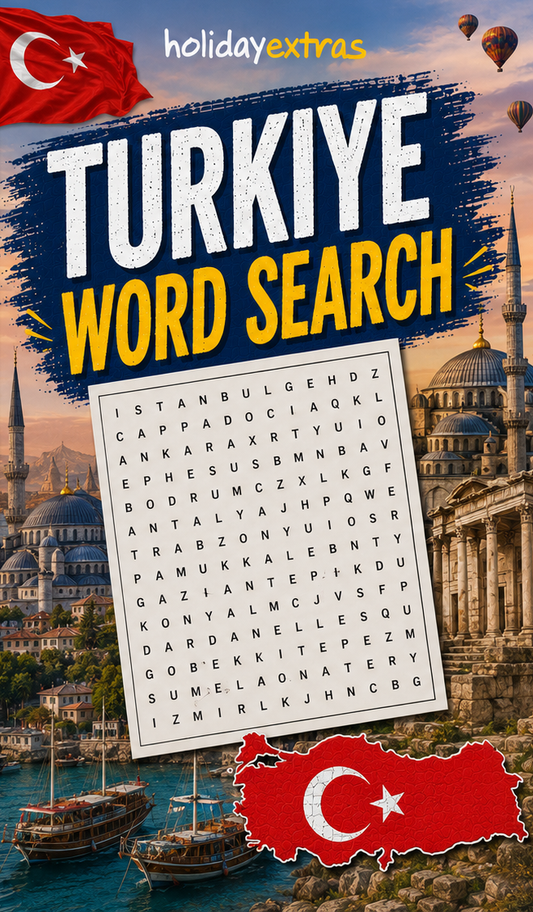 Holiday Extras WordSearch - Turkiye