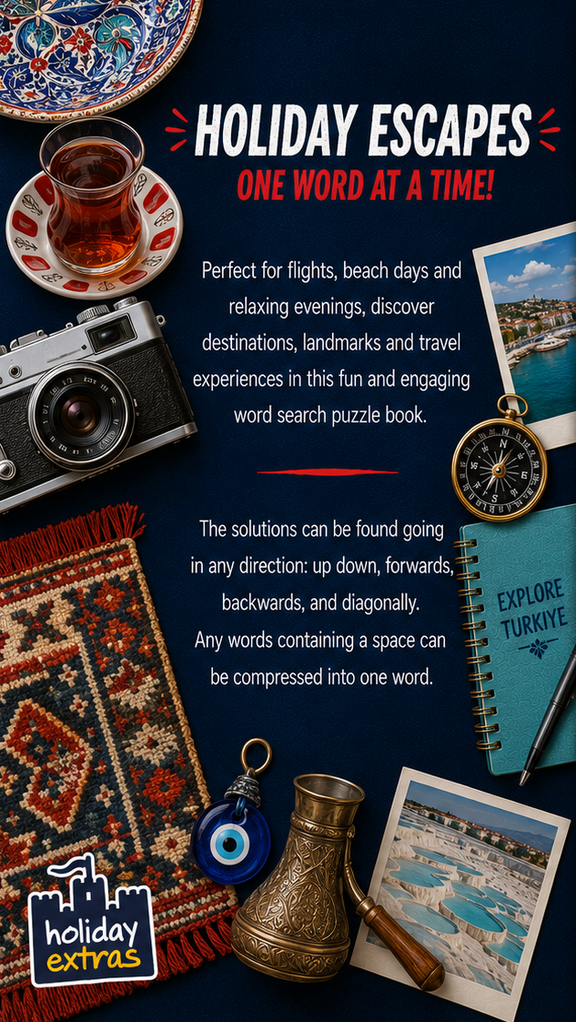Holiday Extras WordSearch - Turkiye