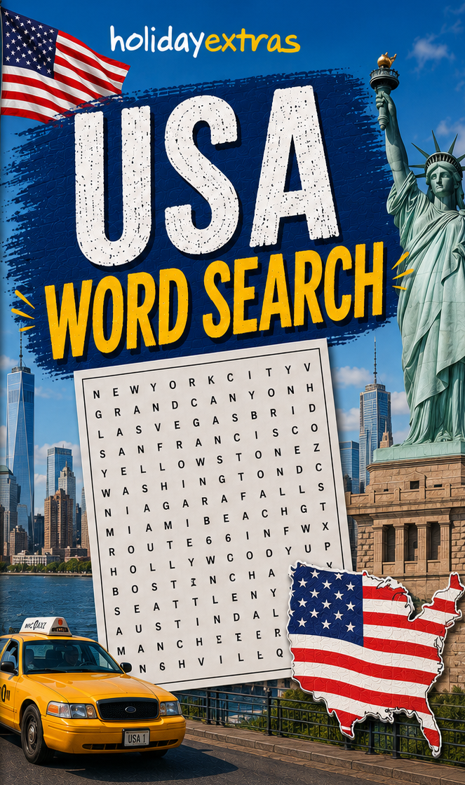 Holiday Extras WordSearch - USA